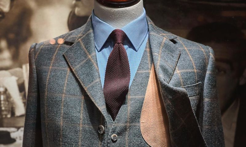 Fully bespoke two-piece suit from McCann Bespoke, London