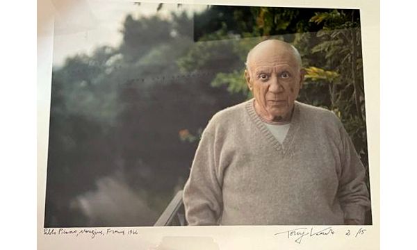 ‘Pablo Picasso, Mougins’ 1968-1968 by Tony Vaccaro (b.1922)