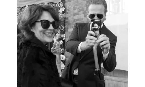Helen McCrory and Damian Lewis “Who’s That Girl No.1” 2021 by Debbi Clark