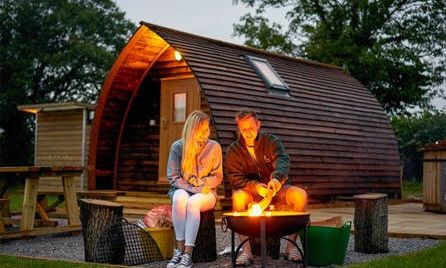 2 nights glamping in various locations for 2 people