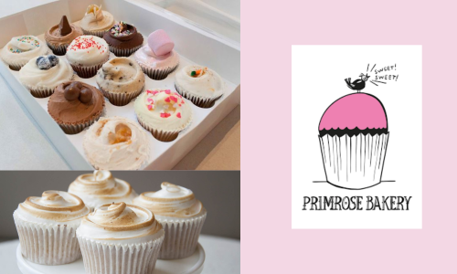 Luxury cake gift including apron and tea towel from the famous Primrose Bakery