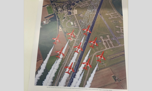 Red Arrows Limited Edition 2022 signed print