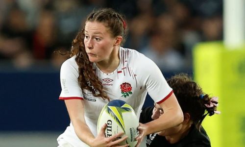 Scrumhalf session with Harlequins and England, Lucy Packer