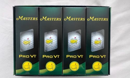 Pack of golf balls from 2024 Masters.