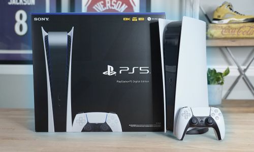 PS5 Console plus a selection of PS5 Games
